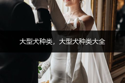 大型犬種類，大型犬種類大全