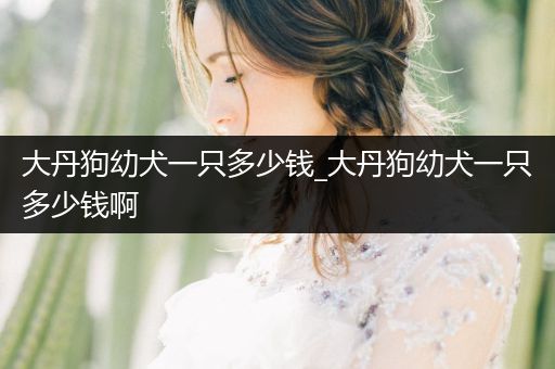 大丹狗幼犬一只多少錢_大丹狗幼犬一只多少錢啊