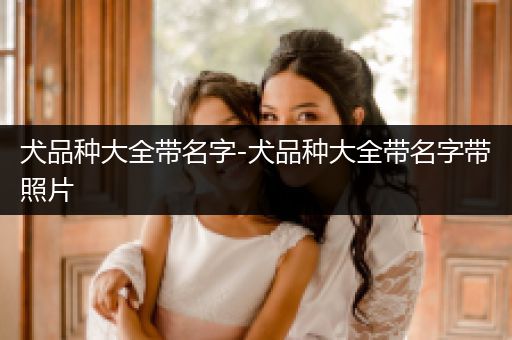 犬品種大全帶名字-犬品種大全帶名字帶照片