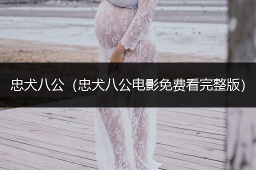 忠犬八公（忠犬八公電影免費看完整版）