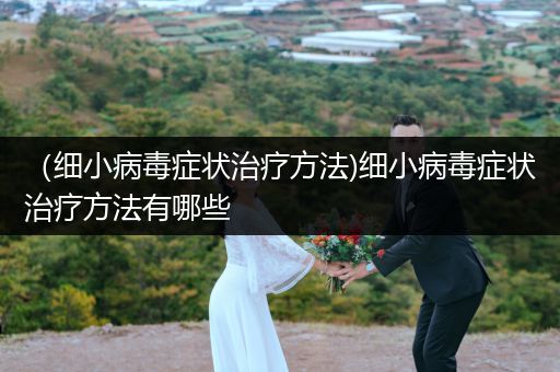 （細(xì)小病毒癥狀治療方法)細(xì)小病毒癥狀治療方法有哪些