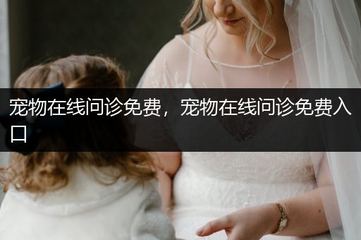 寵物在線問診免費，寵物在線問診免費入口