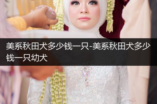 美系秋田犬多少錢一只-美系秋田犬多少錢一只幼犬