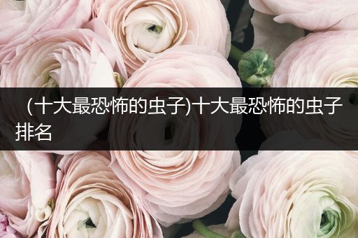 （十大最恐怖的蟲(chóng)子)十大最恐怖的蟲(chóng)子排名