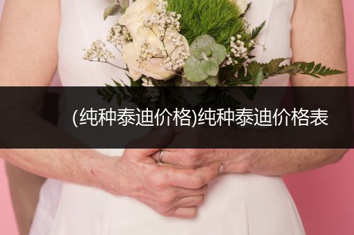 （純種泰迪價格)純種泰迪價格表