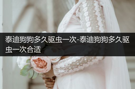 泰迪狗狗多久驅蟲一次-泰迪狗狗多久驅蟲一次合適