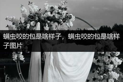 螨蟲咬的包是啥樣子，螨蟲咬的包是啥樣子圖片