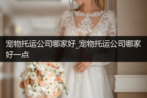 寵物托運公司哪家好_寵物托運公司哪家好一點