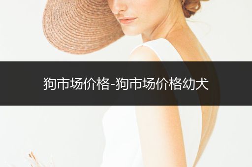 狗市場(chǎng)價(jià)格-狗市場(chǎng)價(jià)格幼犬