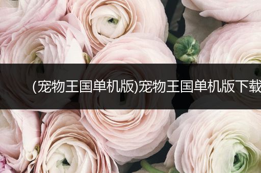 （寵物王國單機版)寵物王國單機版下載