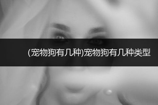 （寵物狗有幾種)寵物狗有幾種類型