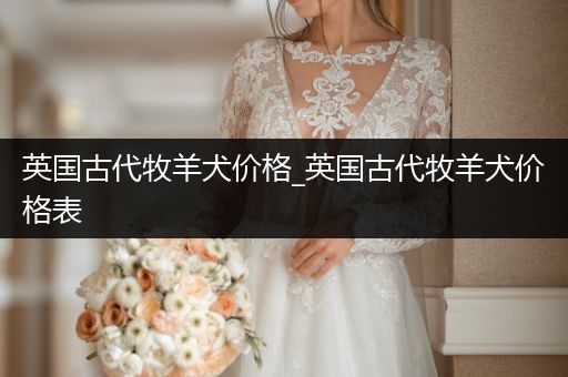 英國古代牧羊犬價格_英國古代牧羊犬價格表