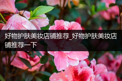 好物護(hù)膚美妝店鋪推薦_好物護(hù)膚美妝店鋪推薦一下