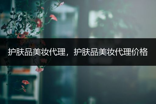 護(hù)膚品美妝代理，護(hù)膚品美妝代理價(jià)格