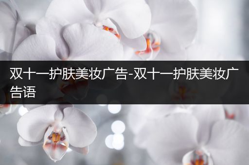 雙十一護膚美妝廣告-雙十一護膚美妝廣告語