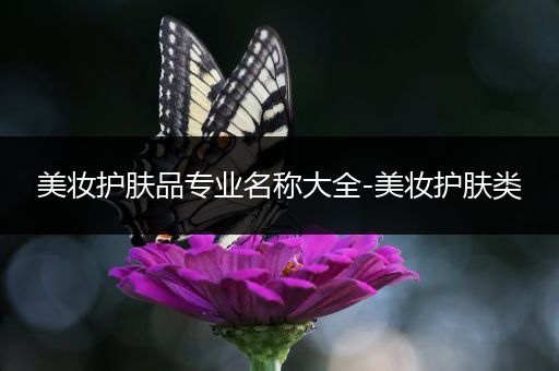 美妝護膚品專業(yè)名稱大全-美妝護膚類
