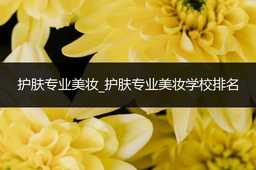 護(hù)膚專業(yè)美妝_護(hù)膚專業(yè)美妝學(xué)校排名