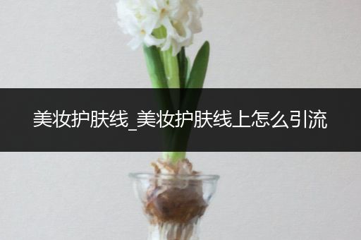 美妝護膚線_美妝護膚線上怎么引流