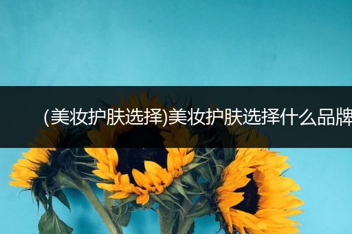（美妝護(hù)膚選擇)美妝護(hù)膚選擇什么品牌