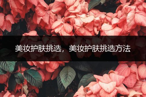 美妝護(hù)膚挑選，美妝護(hù)膚挑選方法