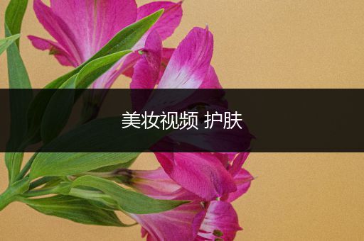 美妝視頻 護(hù)膚