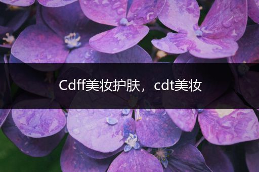 Cdff美妝護(hù)膚，cdt美妝