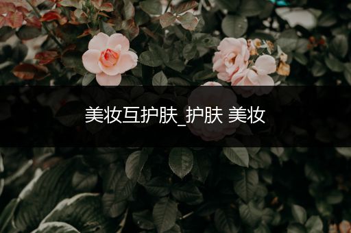 美妝互護膚_護膚 美妝