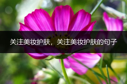 關(guān)注美妝護(hù)膚，關(guān)注美妝護(hù)膚的句子