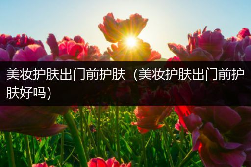 美妝護(hù)膚出門前護(hù)膚（美妝護(hù)膚出門前護(hù)膚好嗎）