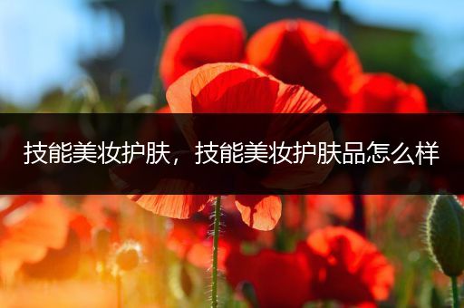 技能美妝護(hù)膚，技能美妝護(hù)膚品怎么樣