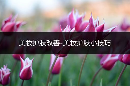 美妝護(hù)膚改善-美妝護(hù)膚小技巧