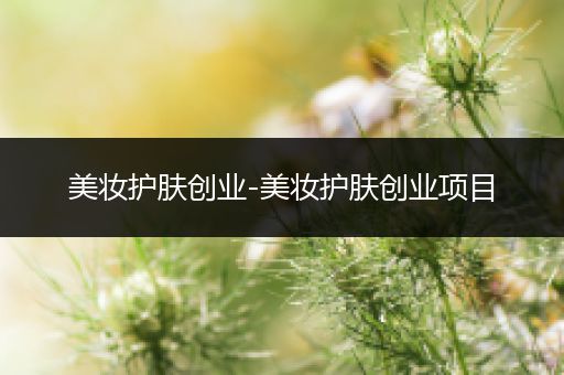 美妝護(hù)膚創(chuàng)業(yè)-美妝護(hù)膚創(chuàng)業(yè)項(xiàng)目