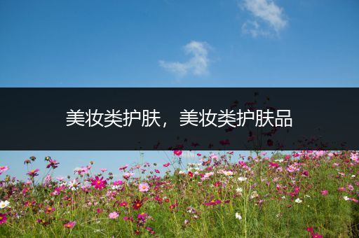 美妝類護膚，美妝類護膚品